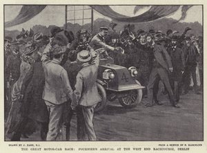 A Nagy Autóverseny, Fournier érkezése a berlini West End versenypályára alkotó: Joseph Nash